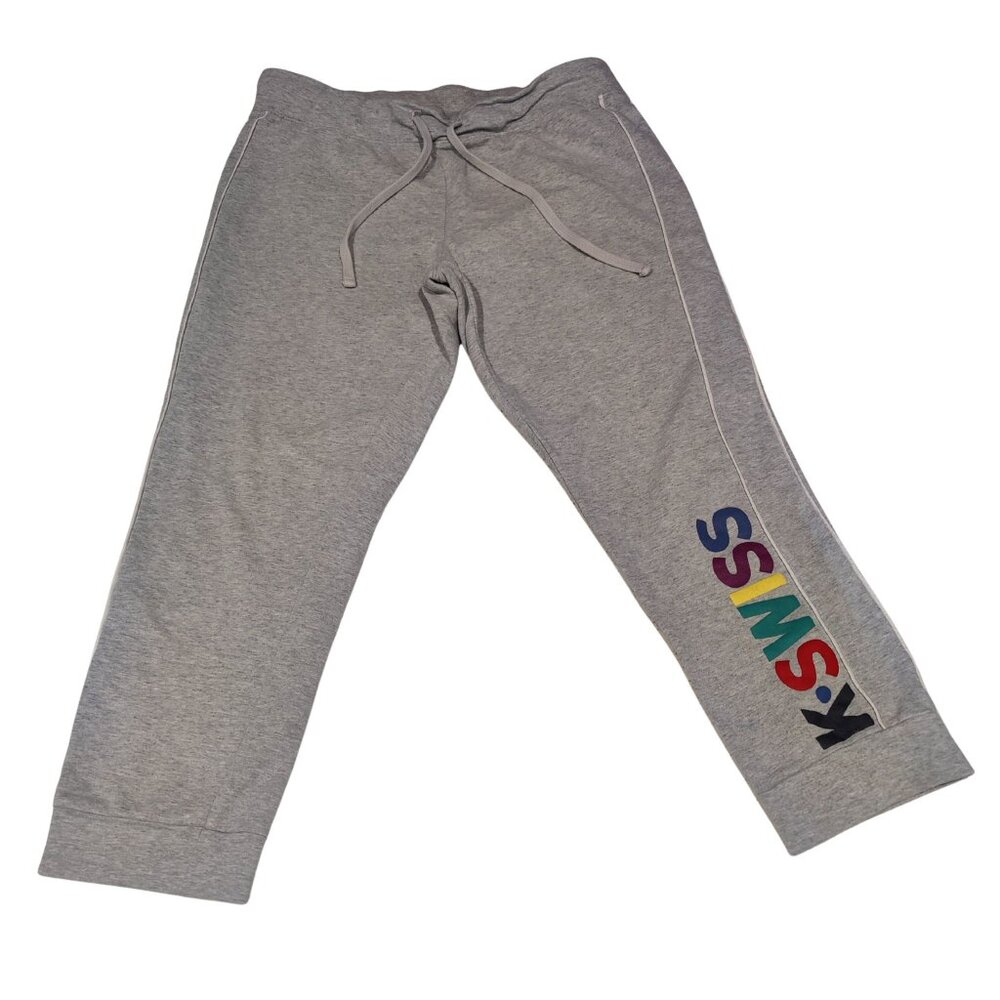 K-Swiss Gray Joggers Sweatpants – Size M – Activewear Preowned - Picture 2 of 4